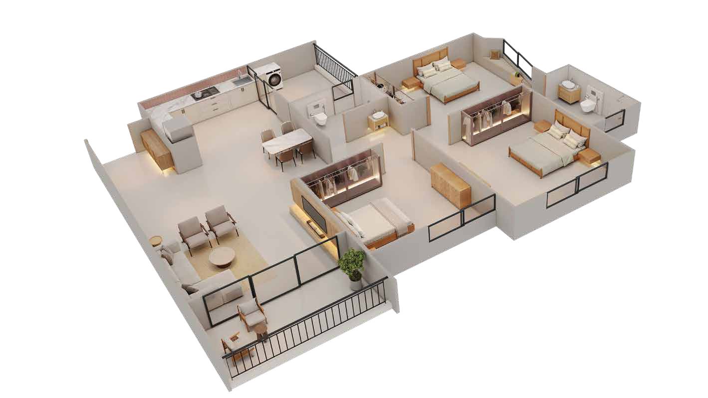 3BHK Premia